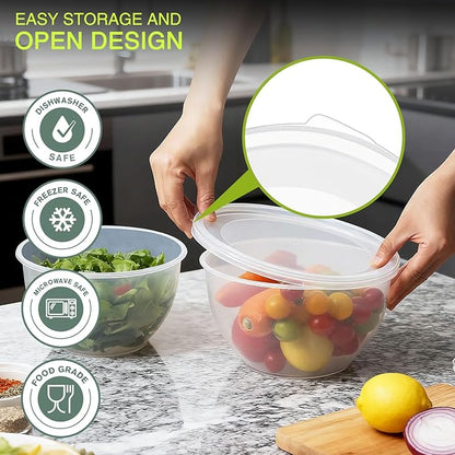 Greentainer Plastic Mixing Bowls