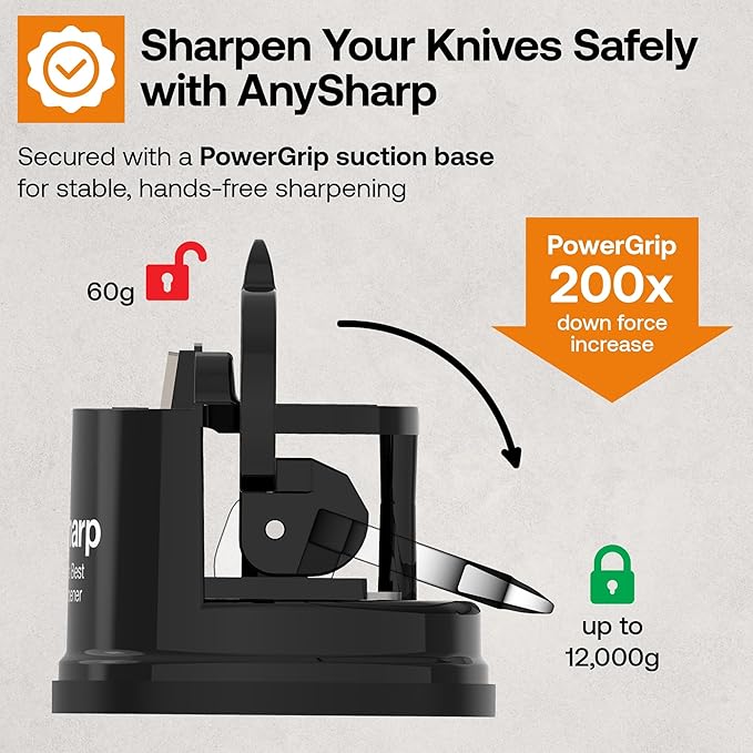 AnySharp – Global – Hands Free Knife Sharpener