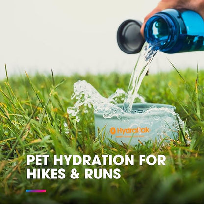 HydraPak Rover Dog Bowl (500ml/17oz) - Collapsible & Packable Dog Bowl for Food/Water