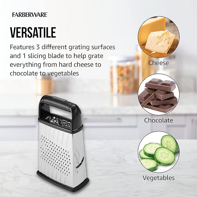 Farberware Professional 4-Sided Slim Stainless Steel Heavy Duty Kitchen Box