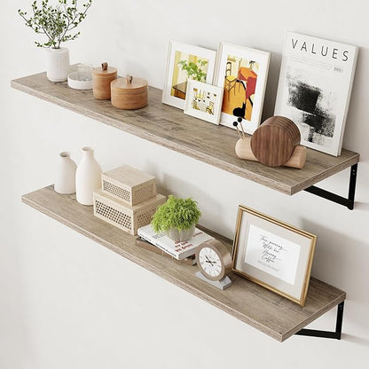 Axeman 12 Inch Deep Floating Shelves