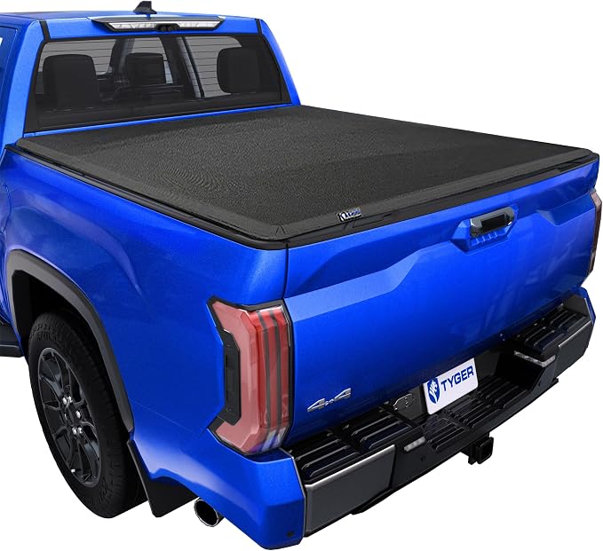 Tyger Auto T3X Soft Tri-Fold in Fabric Truck Bed Tonneau Cover Compatible with 2022-2026 Toyota Tundra | 5.5' (67") Bed | TG-BC3T1062X