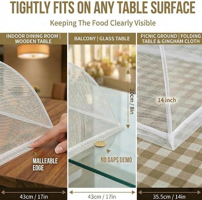 4-Pack Food Cover Mesh Food Tent