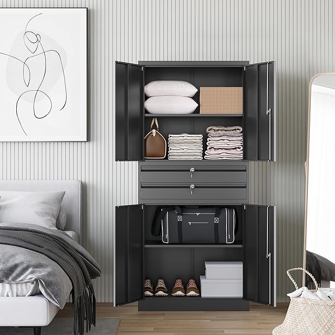 Letaya Metal Garage Storage Cabinet
