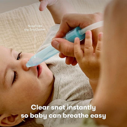 Frida Baby Basics Kit, 6pc Baby Essentials Kit Includes Nasal Aspirator Snotsucker, NailFrida Nail Files, Windi Gas Relief, DermaFrida Bath Brush + Silicone Carry Case