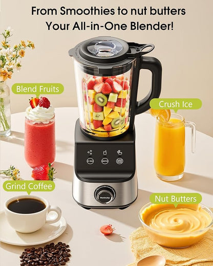 Countertop Blenders for Kitchen, 1400W Professional Blender for Smoothies