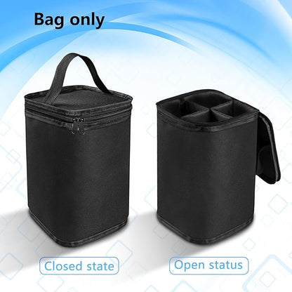 Mini Fuel Cylinder Storage Bag, Butane Fuel Canister Cover,Gas Tank Protective bag, Easy to Carry, 600D Oxford Fabric Waterproof,Mini Tank Accessories, for Outdoor Camping, Cooking, Travel, Picnic