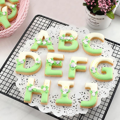 Alphabet Letter Cookie Cutters Shapes Large 3 Inch