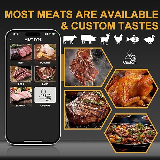 EIHO Wireless Bluetooth Meat Thermometer