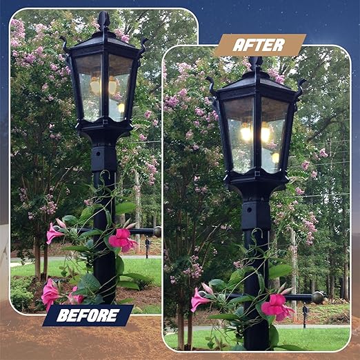 6 Pcs Gas Light Preformed Mantle Gas Lamp Mantles Gaslight Mantles Pre Formed Gas Light Mantel for Indoor Outdoor Gas Lights, White