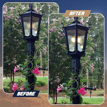 6 Pcs Gas Light Preformed Mantle Gas Lamp Mantles Gaslight Mantles Pre Formed Gas Light Mantel for Indoor Outdoor Gas Lights, White
