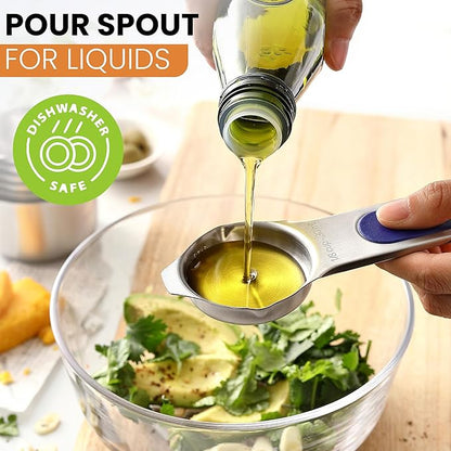 Spring Chef Magnetic Stainless Steel Measuring Cups, Kitchen Tools