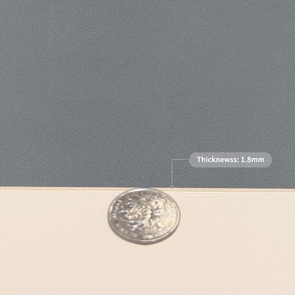Leather Dresser Cover,1.8mm Thick,14x72 Inch,Dresser Protector Top,Dresser Top Protector,Dresser Cover Top,Dresser Top Cover,Dresser Cover Top for Bedroom.(Off White+Light Gray,14x72)