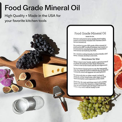 Thirteen Chefs Mineral Oil - 64oz Food Grade Conditioner