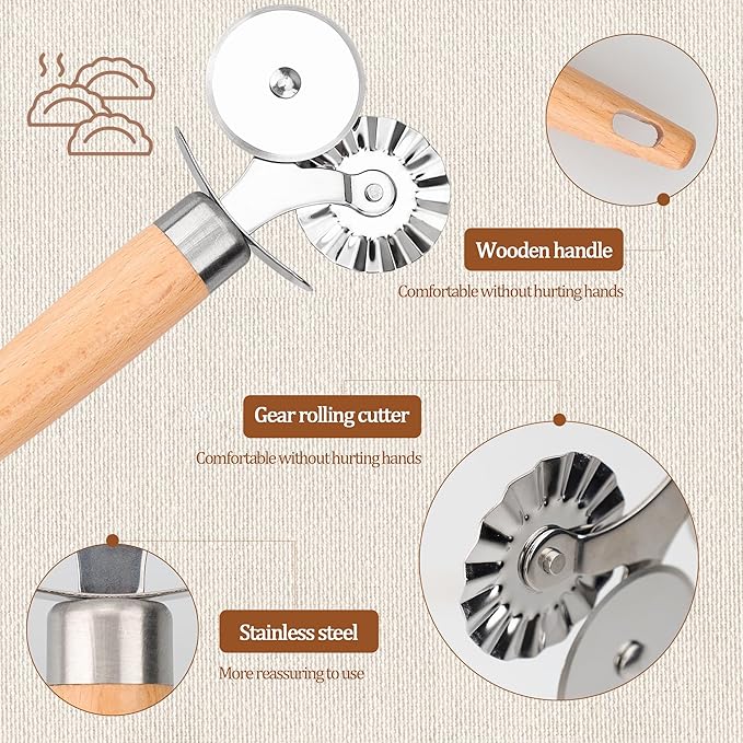 Pastry Cutter Double Wheel