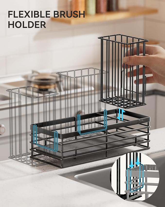 Yofidra Sponge Holder for Kitchen Sink, Sink Caddy Organizer