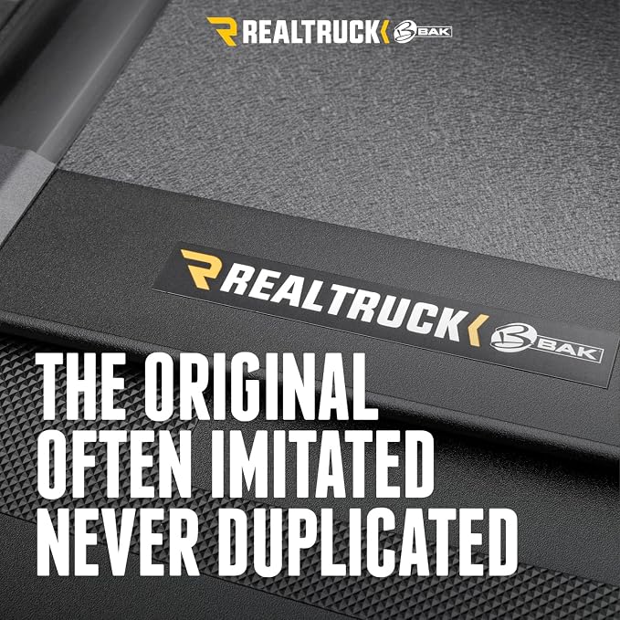 RealTruck BAK BAKFlip MX4 Hard Folding Truck Bed Tonneau Cover | 448427 | Fits 2016-2023 Toyota Tacoma w/OE Track System 6' 2" Bed (73.7")