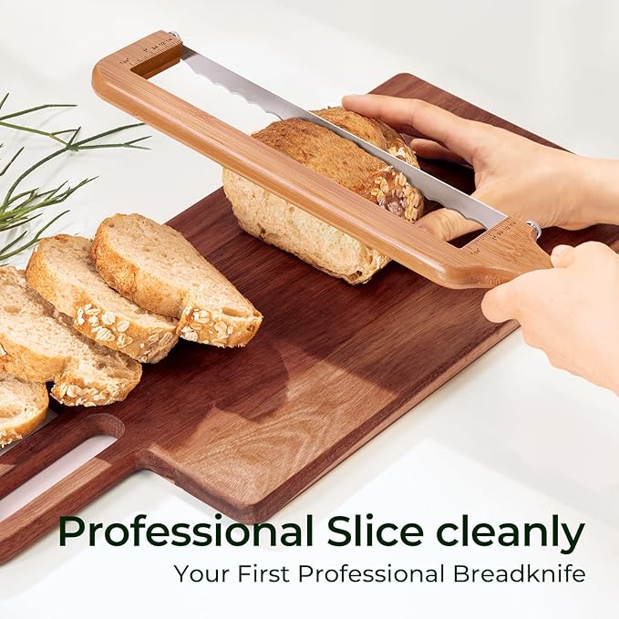 keechee Sourdough Bread Knife – Extra Large Bread Slicer