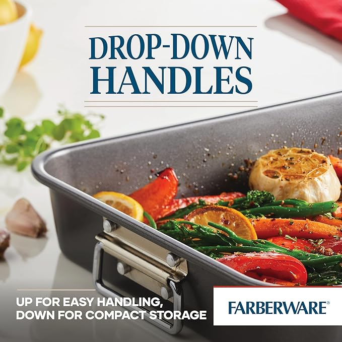 Farberware Bakeware Nonstick Steel Roaster