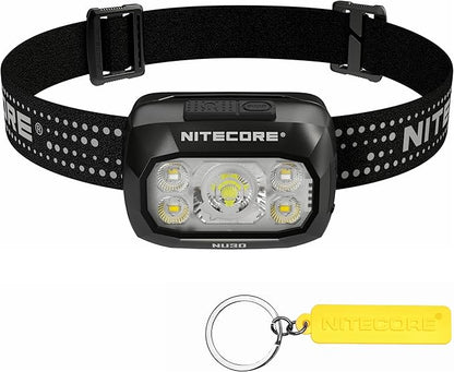 Nitecore NU30 500 Lumen Triple Output Lightweight Outdoor Headlamp USB-C Rechargeable Headlight Tag