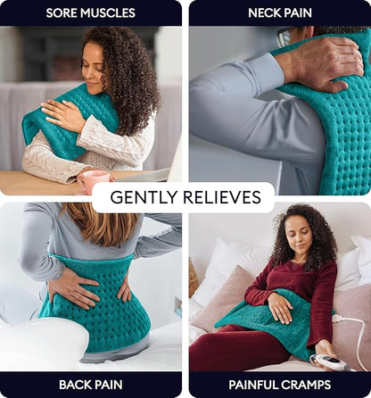 GENIANI Electric Heating Pad for Back Pain & Cramps Relief, Electric Throw