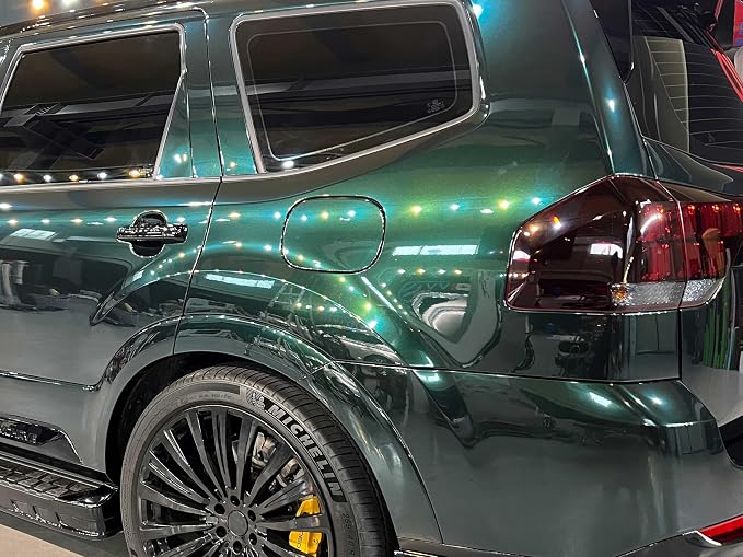 ColorFusion PPF by VViViD, Gloss Shadow Green Dry Apply PPF Vinyl Car Wrap Roll 60ft x 5ft