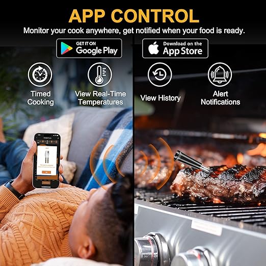 EIHO Wireless Bluetooth Meat Thermometer