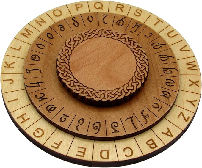 Elves Cipher Wheel - Acessory for Fantasy Table Top RPGs, Board Games, and Dungeon Masters