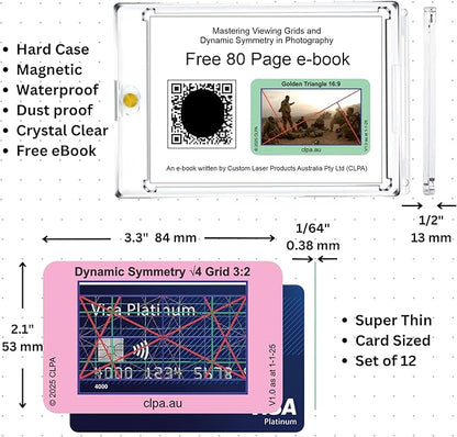CLPA DSLR 3:2 Photographic Viewfinder Set: All viewfinders in 3:2 Aspect Ratio