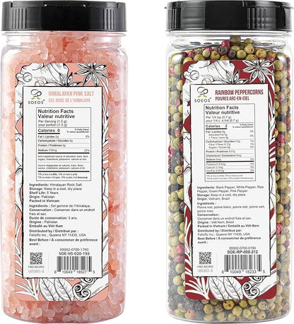 Soeos Salt + Peppercorns