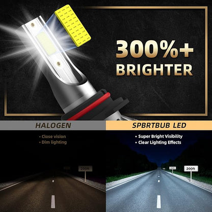 led headlight bulbs, compatible with Ford EXPEDITION (2015-2020) 9005 & H11 High/Low Beam LED Headlight Bulbs, Pack of 4