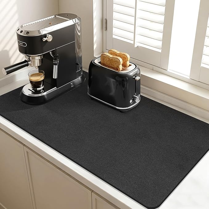 Findosom Dish Drying Mat, Cuttable Drying Mat