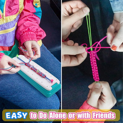 GILI Friendship Bracelet Making Kit for Girls Age 8-12 – DIY Arts and Crafts Toys – Best Christmas Birthday Gifts Ideas for Girls 7 8 9 10 11 Years Old
