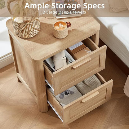Joaxswe Farmhouse Nightstand