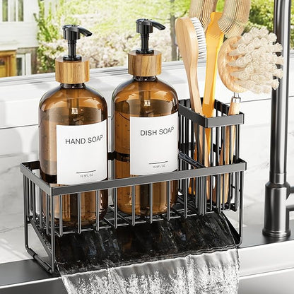 Cisily Kitchen Dish Soap Dispenser Set