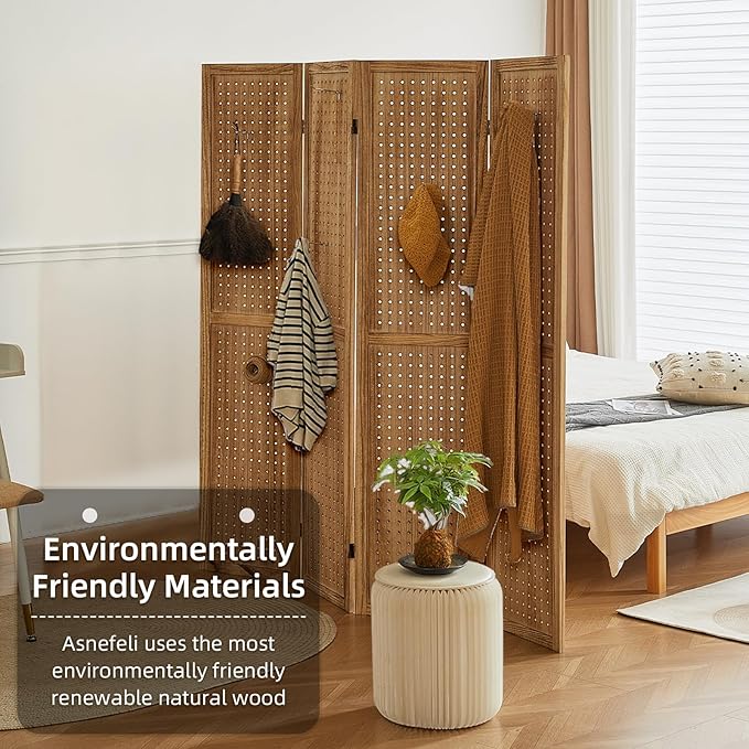 Asnefeli Pegboard Display Room Divider