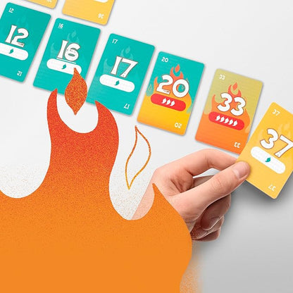 Beat The Heat Game | Family Party Card Game for Kids and Adults | Ages 8+ | 2 to 10 Players | 20 Mins. | Easy to Learn Strategy Card Games for Groups