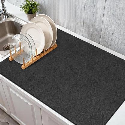 Findosom Dish Drying Mat, Cuttable Drying Mat