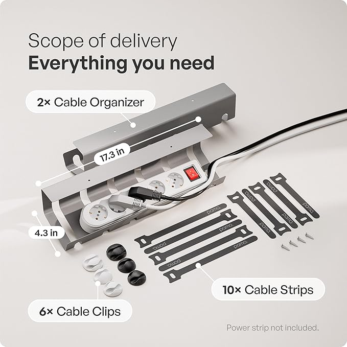 PAMO Cable Management Under Desk