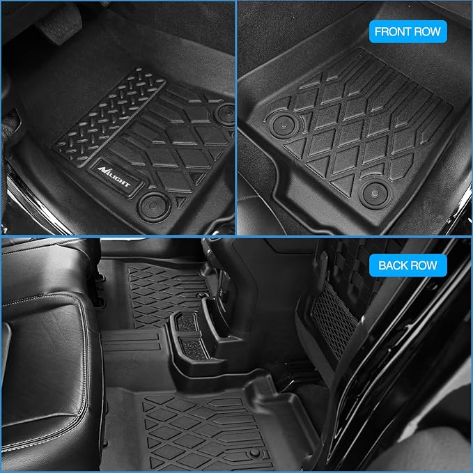 Nilight TPE Floor Mats for Honda Accord (Include Hybrid) 2023 2024 2025 2026 All Weather Custom Fit Heavy Duty Floor Liners