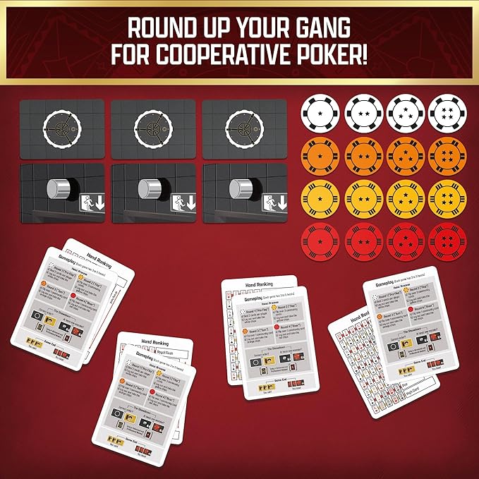 Thames & Kosmos The Gang | Co-operative Poker | Family Game Night | Strategy Game | Ages 10+