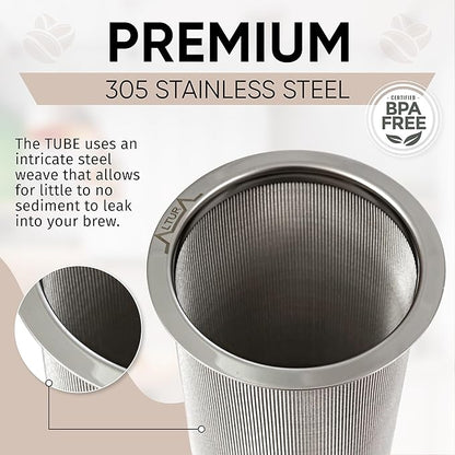Altura The TUBE+ Cold Brew Coffee Maker and Tea Infuser