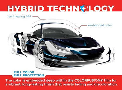 ColorFusion PPF by VViViD, Gloss Cosmic Blue Dry Apply PPF Vinyl Car Wrap Roll 60ft x 5ft