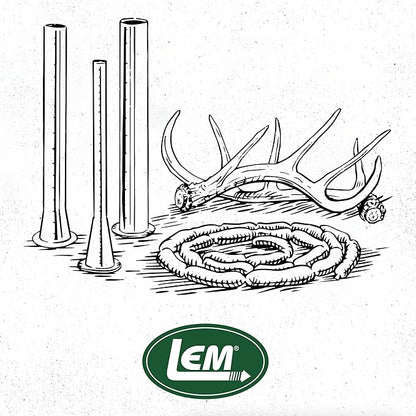 LEM Products Mahogany Fibrous Casings, 1 ½ Inches x 12 Inches, Non-Edible Sausage Casings, Stuffs Approximately 1 Pound Per Casing, Great for Summer Sausage, Pepperoni, and Salami, 25 Count Pack