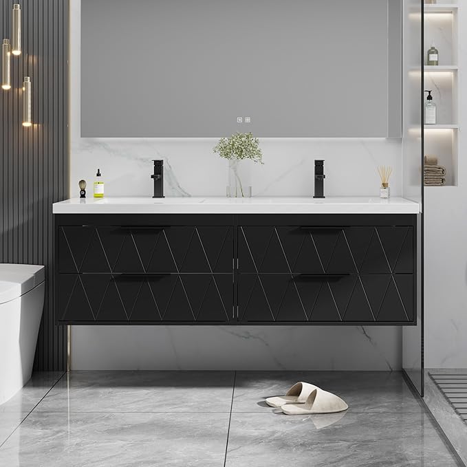 eclife 60" Bathroom Vanities Cabinet