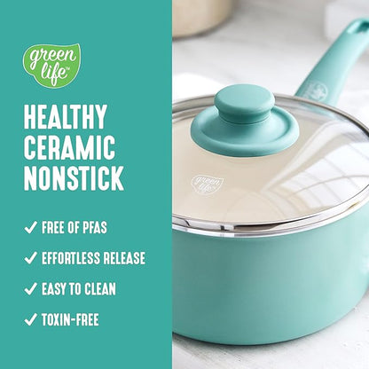 GreenLife 2.5QT Nonstick Saucepan