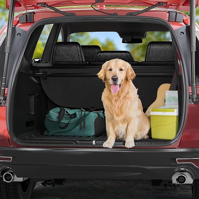 OEDRO Cargo Trunk Liner Fit for 2010-2017 Chevrolet Equinox L/LS/LT/LTZ/Premier& 10-17 GMC Terrain SL/SLE/SLT/Denali, All Weather Custom Fit Anti-Slip Cargo Mat, Black