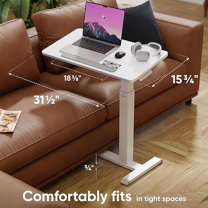 ONKRON Laptop Cart on Wheels, max Load up to 17.6 lbs, Small Rolling Table