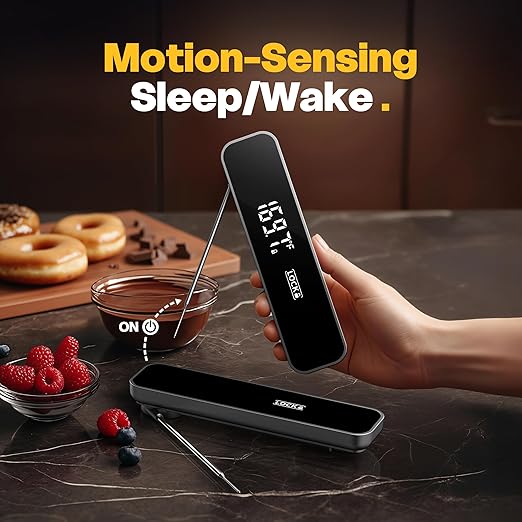 0.3 Sec Instant Read Meat Thermometer Digital, Food Thermometer