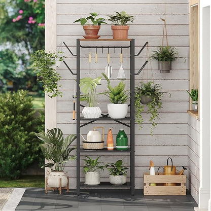 MAHANCRIS 4-Tier Pot Rack, Pots and Pans Organizer